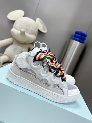 Lanvin Leather Curb White Multi