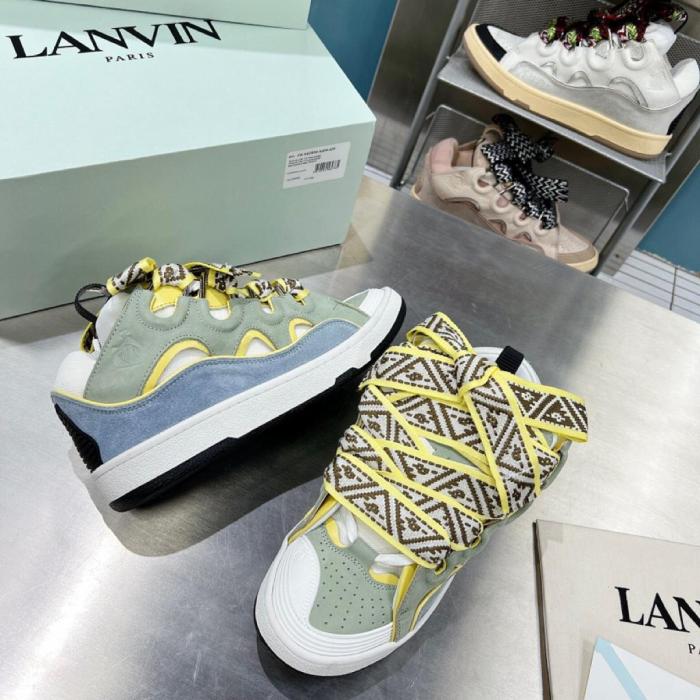 Lanvin Curb Sneaker Blue Grey