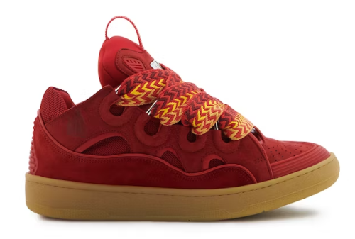 Lanvin Leather Curb Poppy Red