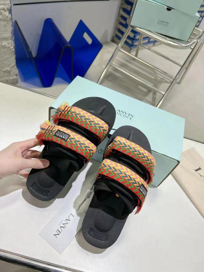 Suicoke Moto Lanvin VabLVN Black