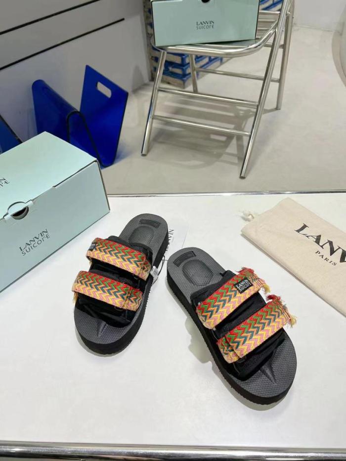 Suicoke Moto Lanvin VabLVN Black