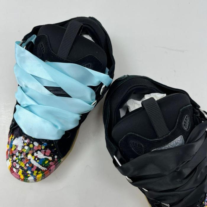 Lanvin Leather Curb Gallery Dept. Black Multi