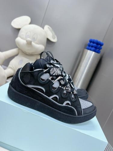 Lanvin Curb Sneaker Black Grey