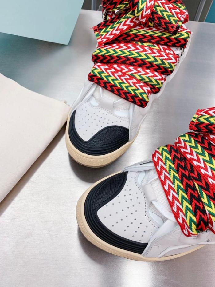 Lanvin Leather Curb White Ivory