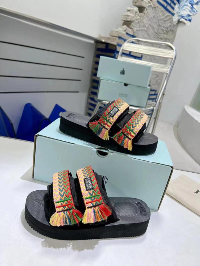 Suicoke Moto Lanvin VabLVN Black