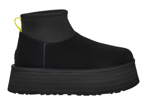 UGG Classic Mini Dipper Boot Black Yellow (Women's)