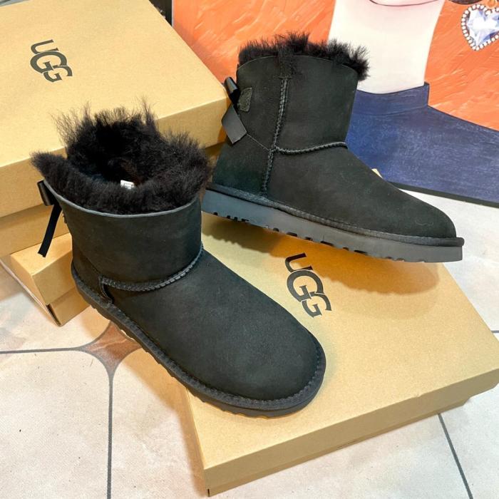 UGG Mini Bailey Bow II Black (Women's)