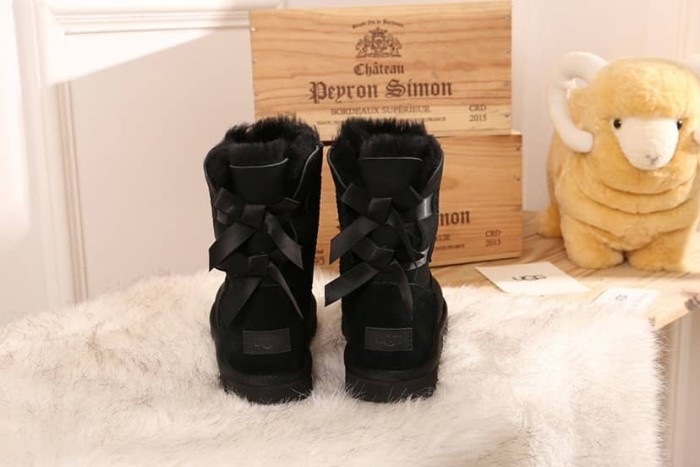 UGG Bailey Bow II Boot Black (Women's)