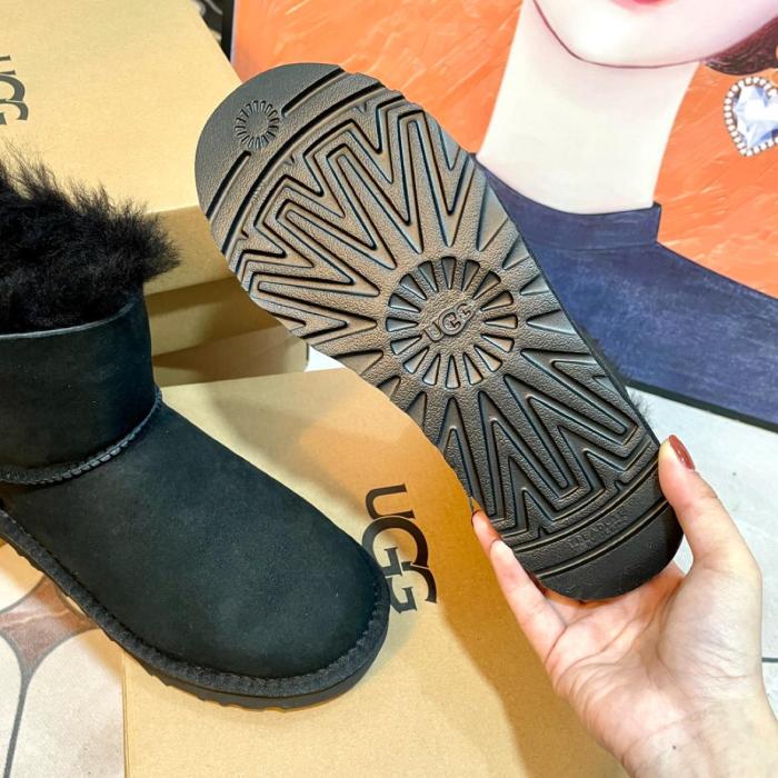 UGG Mini Bailey Bow II Black (Women's)