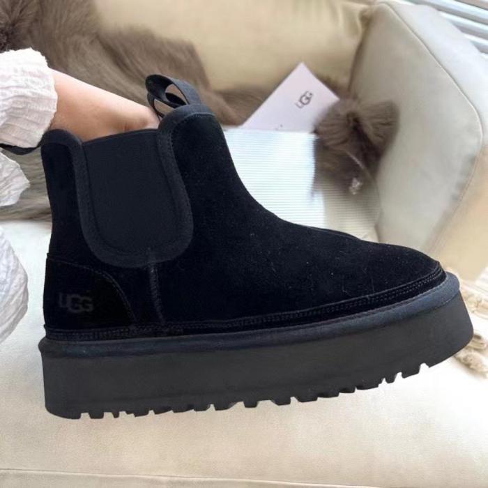 UGG Neumel Platform Chelsea Boot Black (Women's)