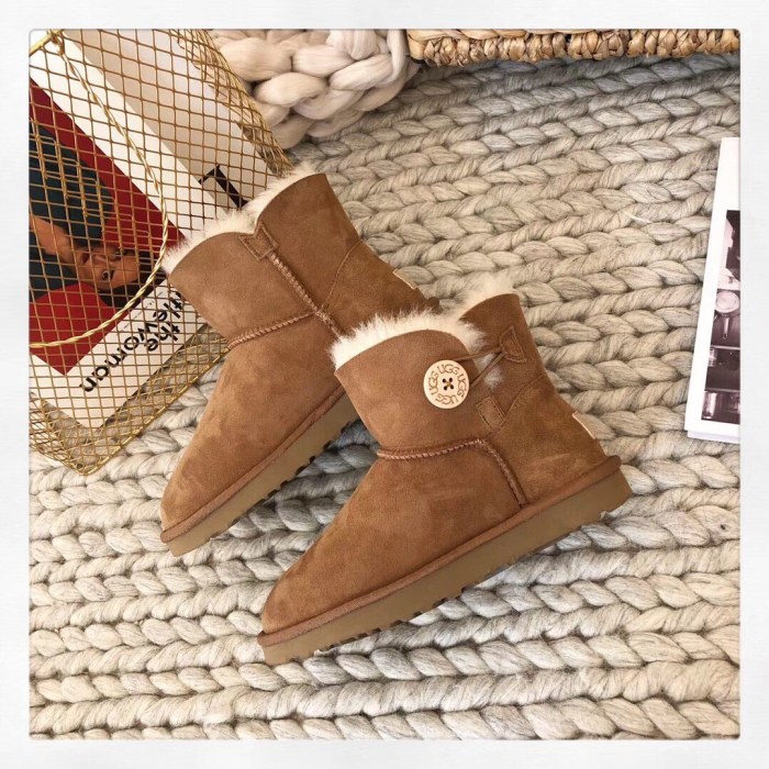 UGG Mini Bailey Button II Chestnut (Women's)