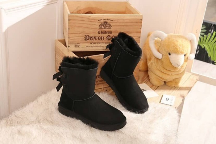 UGG Bailey Bow II Boot Black (Women's)