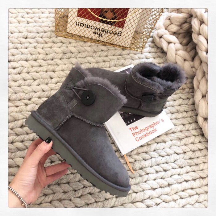 UGG Mini Bailey Button II Grey (Women's)