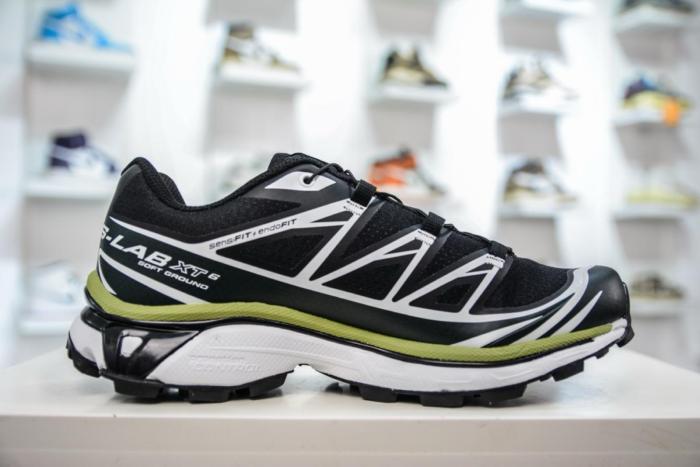 Salomon XT-6 Black Green Lime