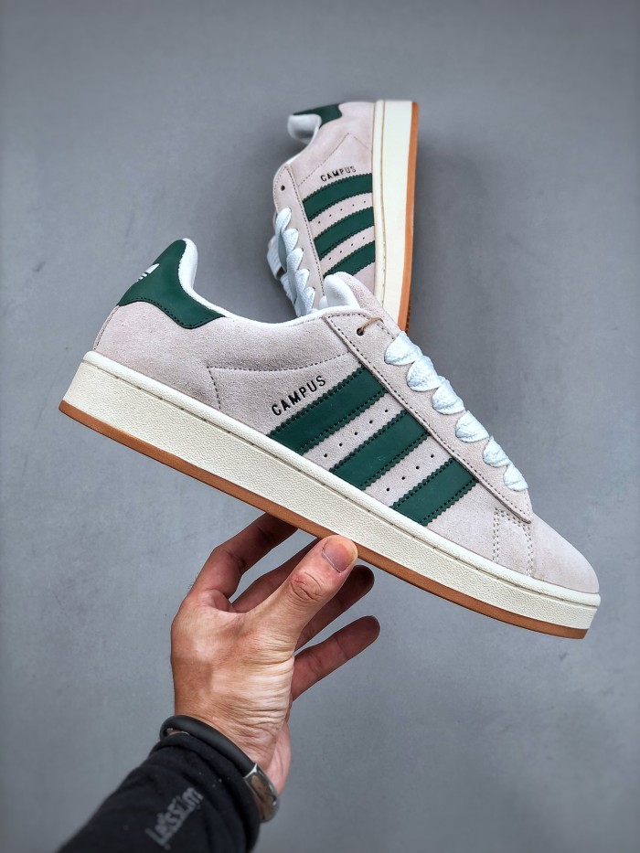adidas Campus 00s Crystal White Dark Green (W)