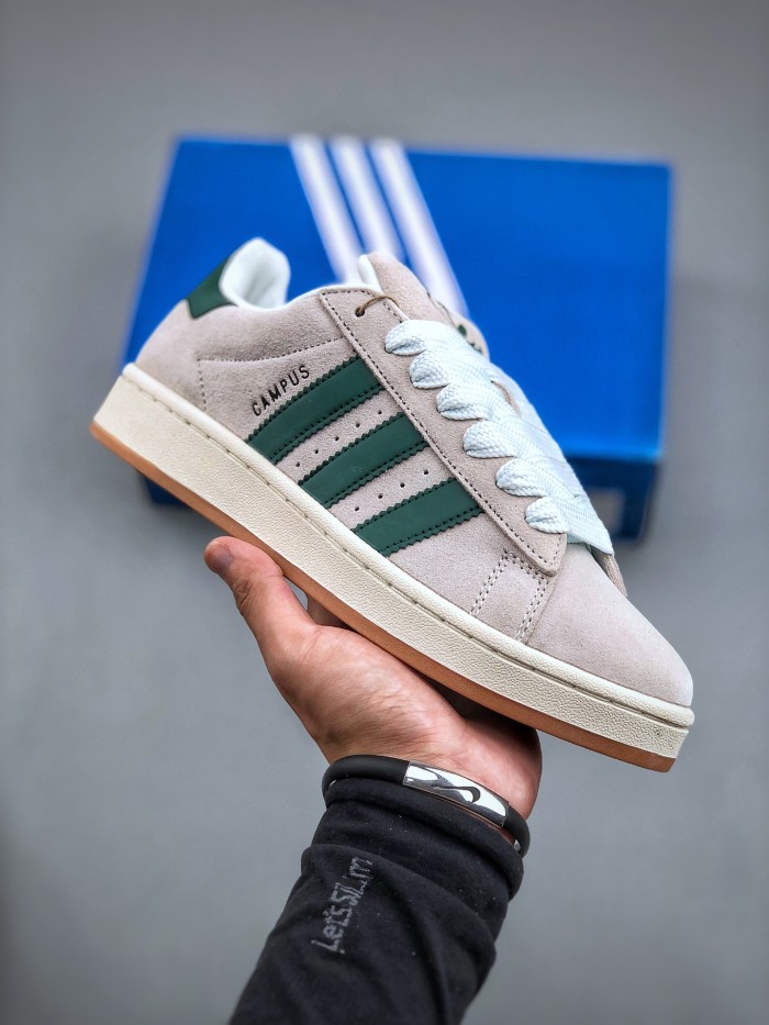 adidas Campus 00s Crystal White Dark Green (W)