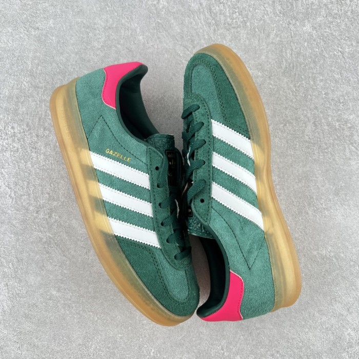 adidas Gazelle Indoor Collegiate Green Lucid Pink (Women's)