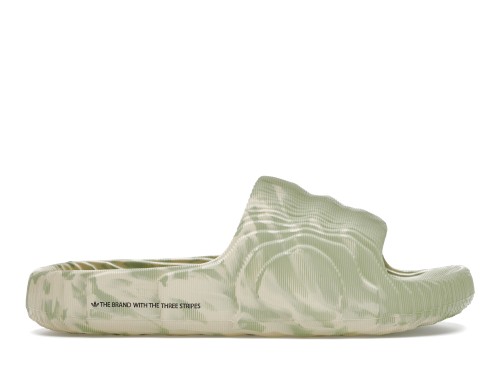 adidas Adilette 22 Slides Magic Lime St Desert Sand