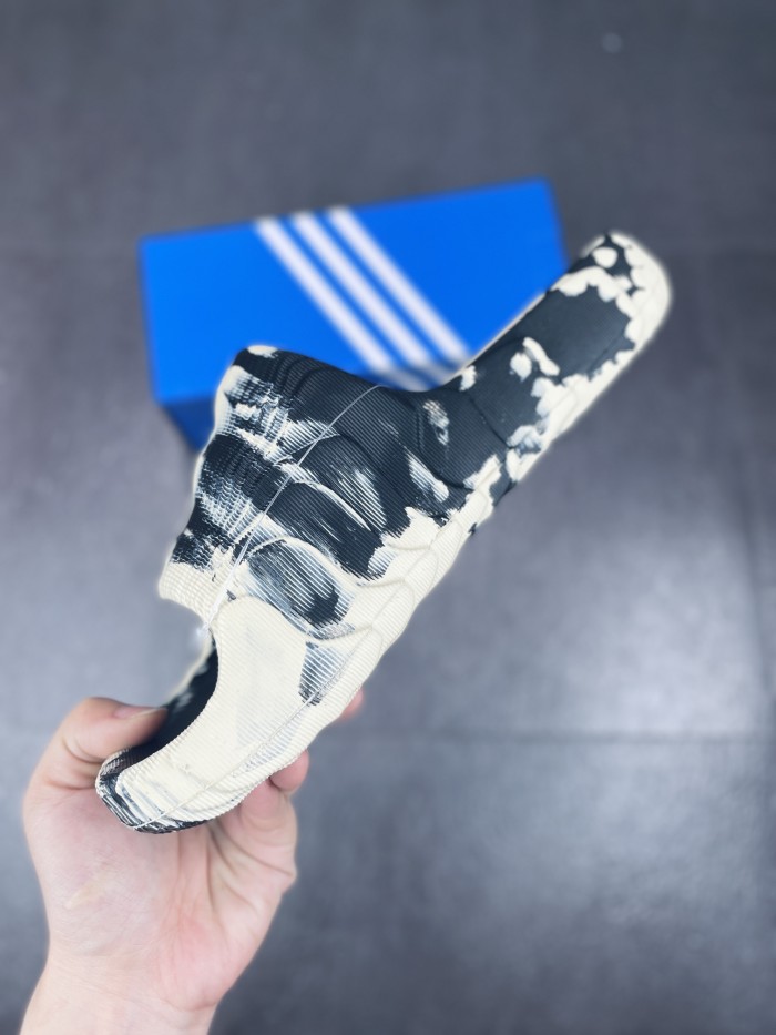 adidas Adilette 22 Slides Black Grey