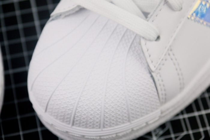adidas Superstar White Iridescent Stripes (Women's)