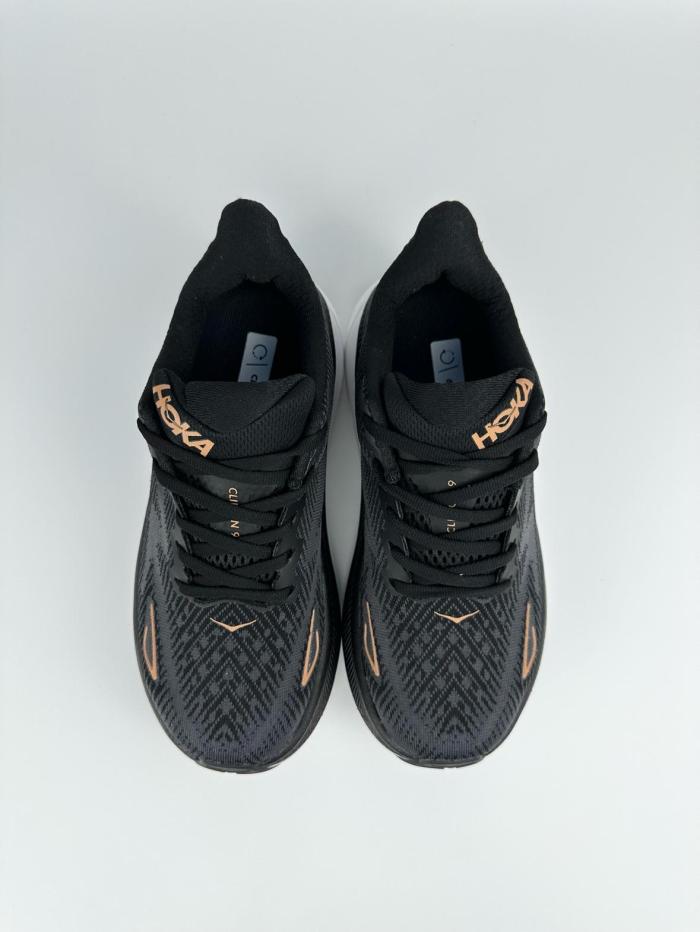 Hoka One One Clifton 9 Black Rose Gold (Women's)