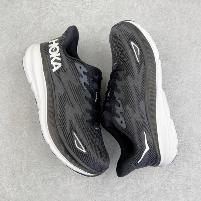 Hoka One One Clifton 9 Black White
