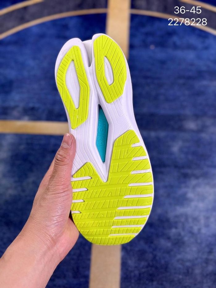 Hoka One One Mach X White Blue