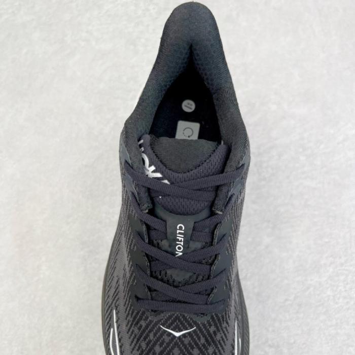 Hoka One One Clifton 9 Black White