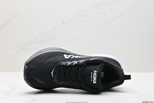 Hoka One One Bondi 8 Black White (Women's)