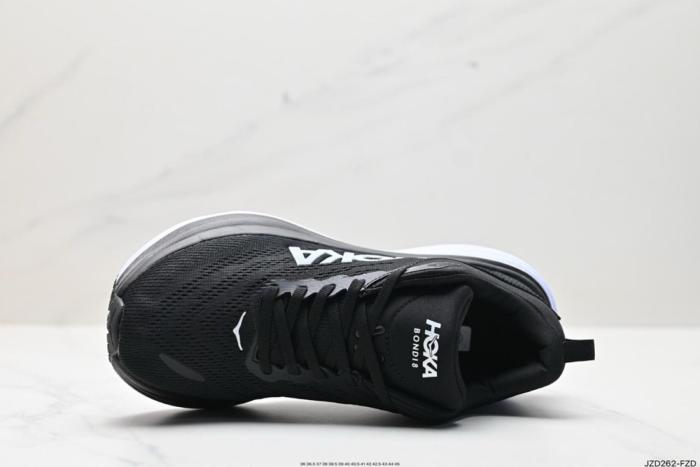 Hoka One One Bondi 8 Black White (Women's)