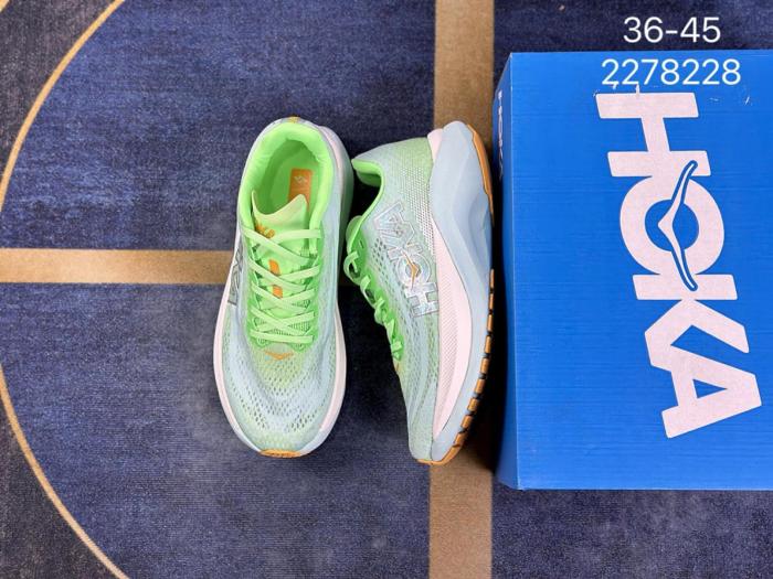 Hoka One One Mach X Lime Glow Sunlit Ocean (Women's)