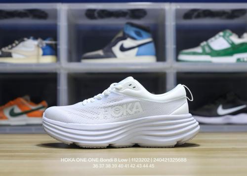 Hoka One One Bondi 8 Triple White