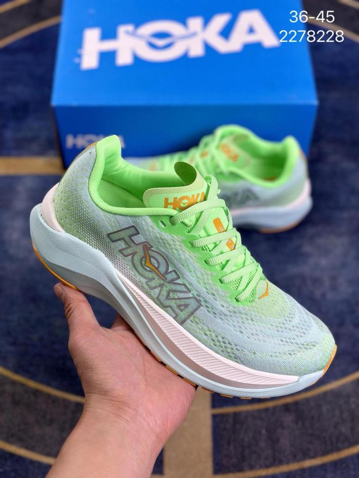 Hoka One One Mach X Lime Glow Sunlit Ocean (Women's)
