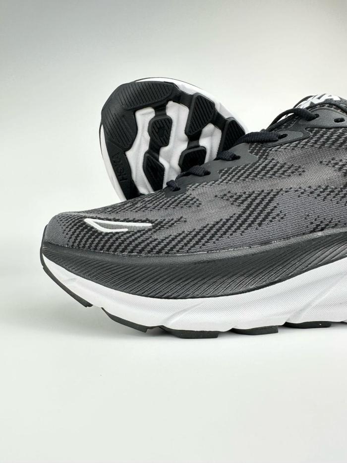 Hoka One One Clifton 9 Black White (Women's)