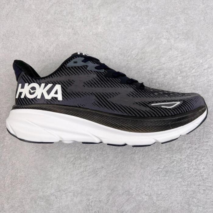 Hoka One One Clifton 9 Black White