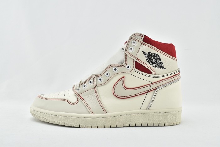 Jordan 1 Retro High Phantom Gym Red
