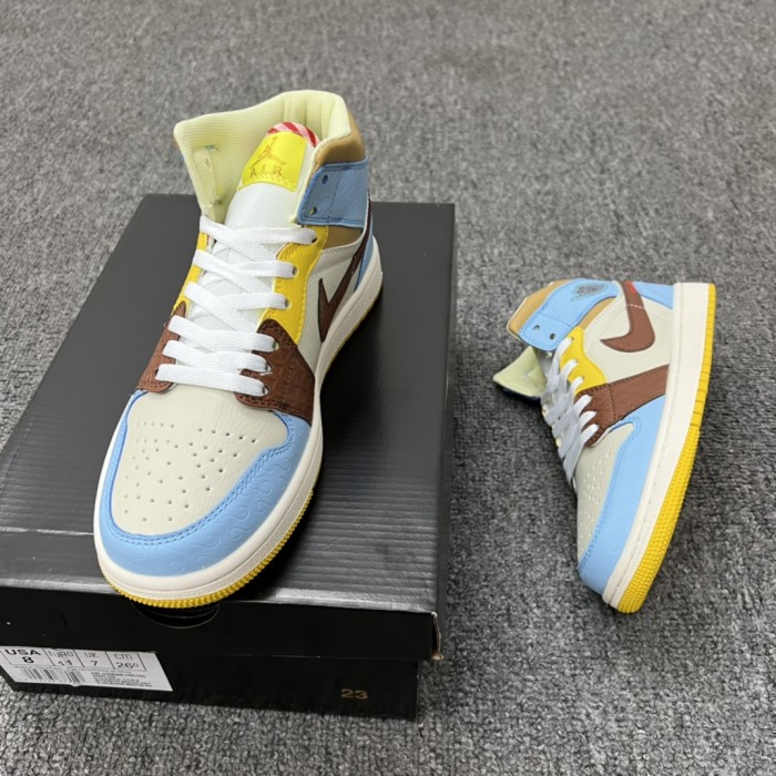 Jordan 1 Mid SE Fearless Maison Chateau Rouge