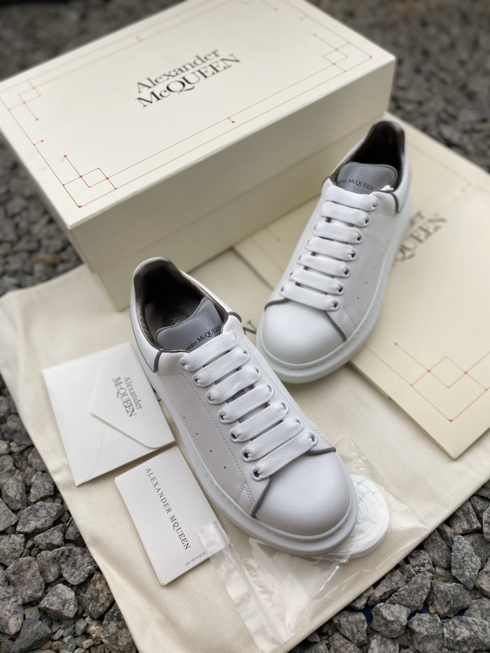 Alexander McQueen Oversized Reflective White
