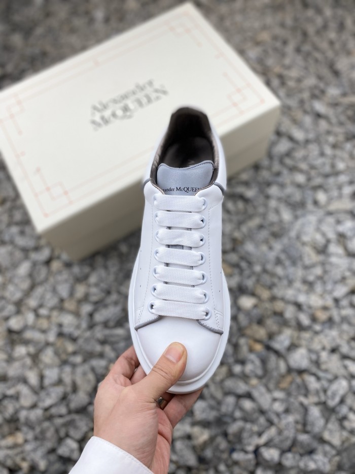 Alexander McQueen Oversized Reflective White