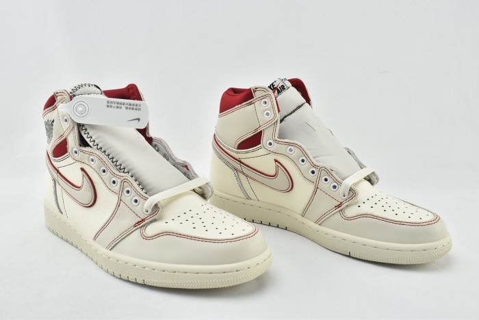 Jordan 1 Retro High Phantom Gym Red