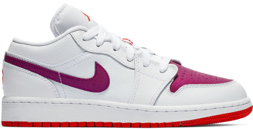 Jordan 1 Low White True Berry (GS)