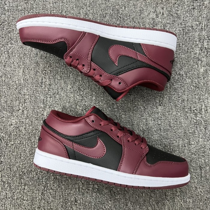 Jordan 1 Low Black Dark Beetroot (W)