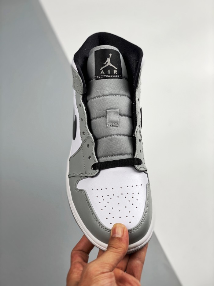 Jordan 1 Mid Light Smoke Grey