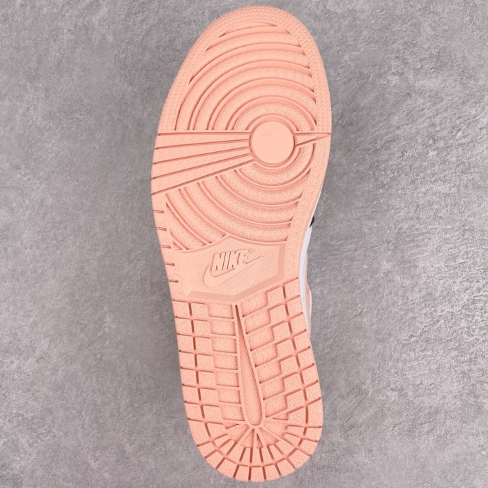 Jordan 1 Mid Arctic Orange Black Toe