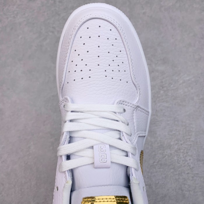 Jordan 1 Low White Metallic Gold (W)