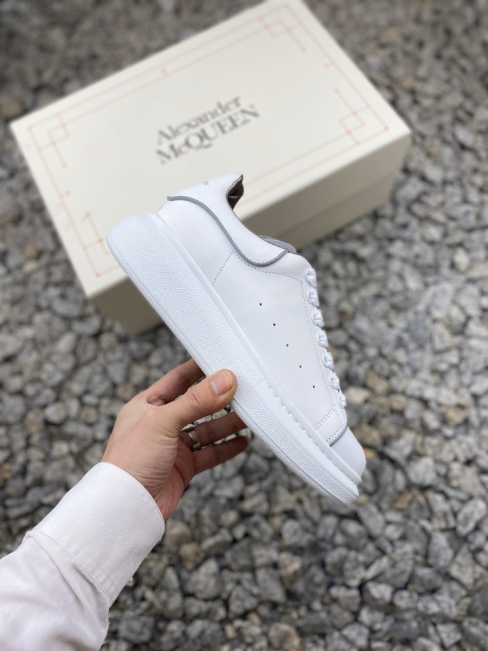 Alexander McQueen Oversized Reflective White