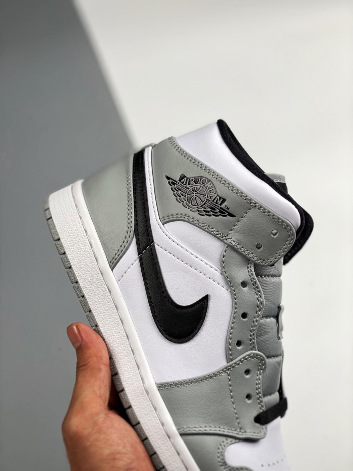 Jordan 1 Mid Light Smoke Grey