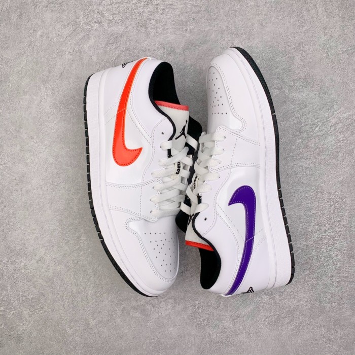 Jordan 1 Low White Multi-Color