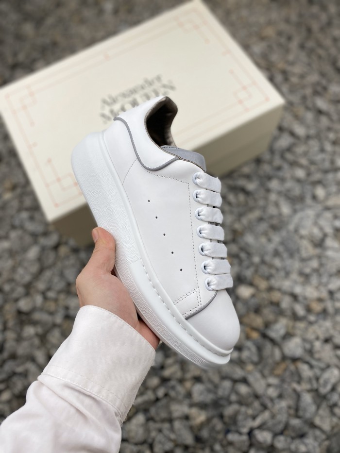 Alexander McQueen Oversized Reflective White