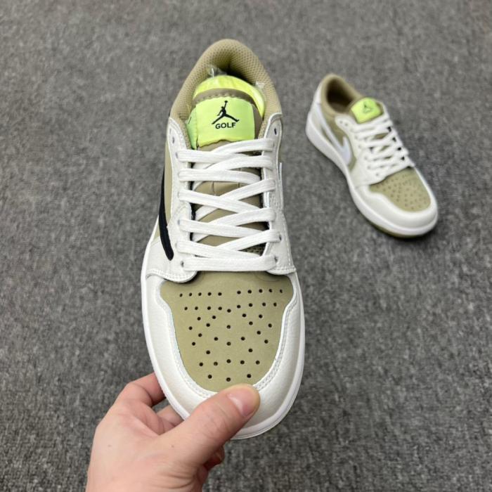 Jordan 1 Retro Low Golf Travis Scott Neutral Olive
